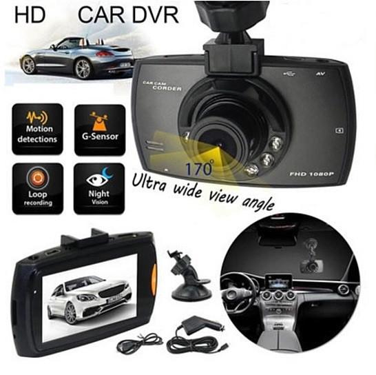 SafetyFirst 1080p HD Car Dash Cam with Night Vision and Loop Recording