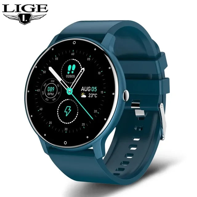 2023 Smart Watch Men Full Touch Screen Sport Fitness Watch IP67 Waterproof Bluetooth For Android Ios Smartwatch Men+Box
