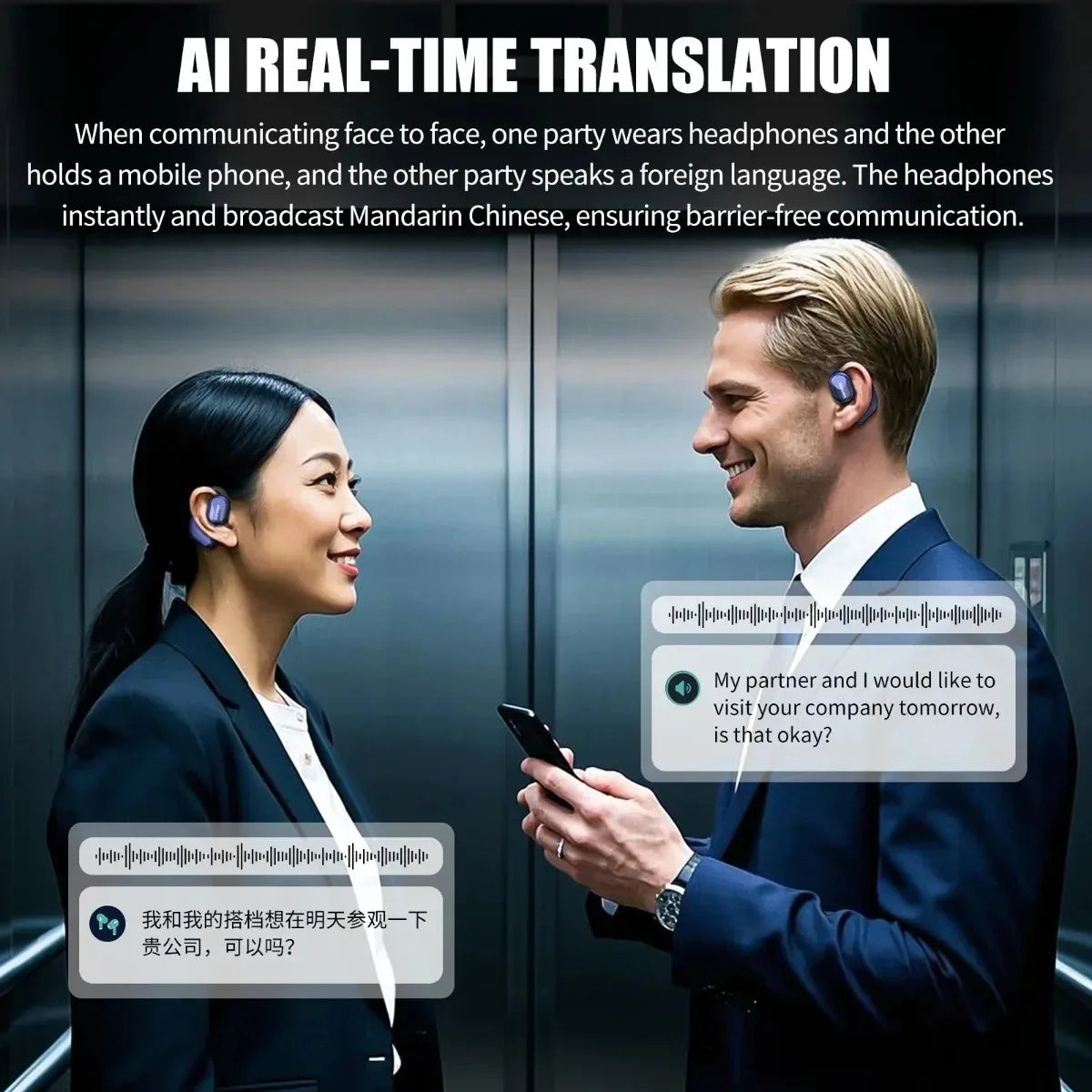 ONIKUMA T209 AI Translation Earphone