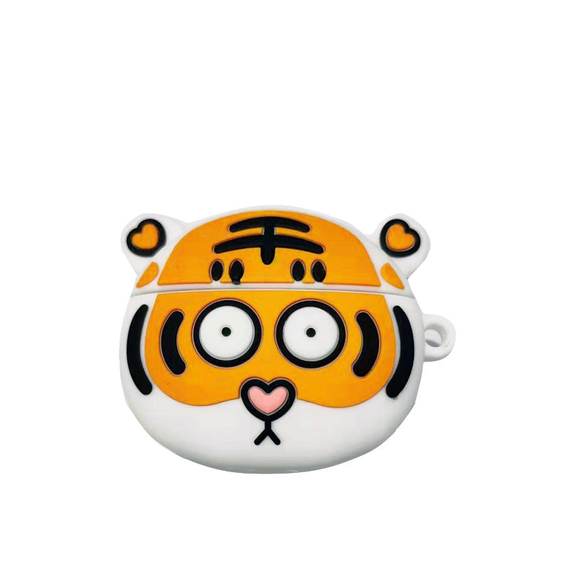 Playful Tiger Inspired Wireless Earbuds Case