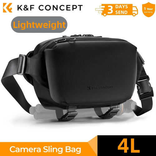 K&F CONCEPT 4L Camera Sling Bag Lightweight Travel Photography