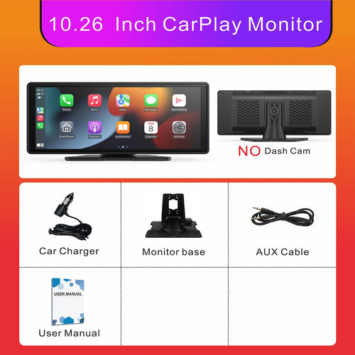 Universal Portable Wireless Carplay Screen for Car with Android Auto