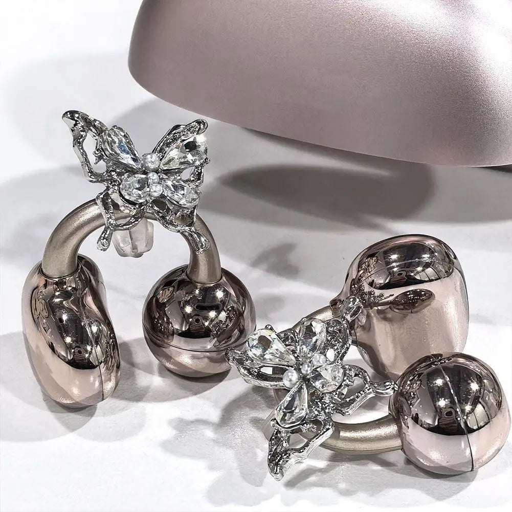 Flash Diamond Ear-Clip Rhinestones Earbuds Fashion Jewelry Exquisite