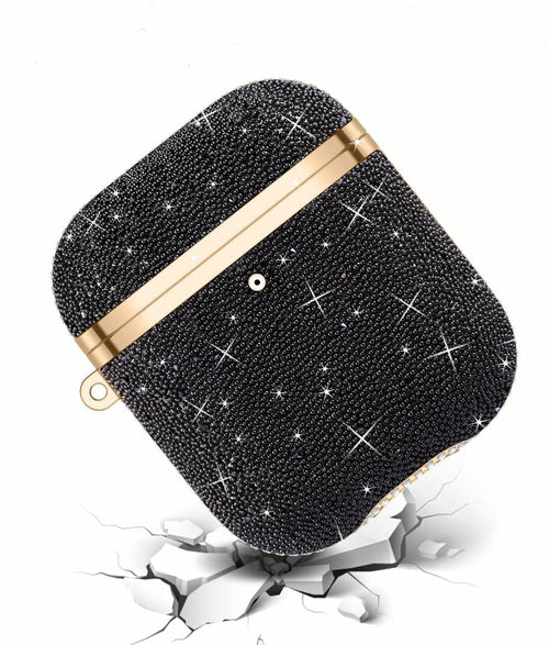 Soft Electroplating Fashion Star Diamond Earphone Sleeve