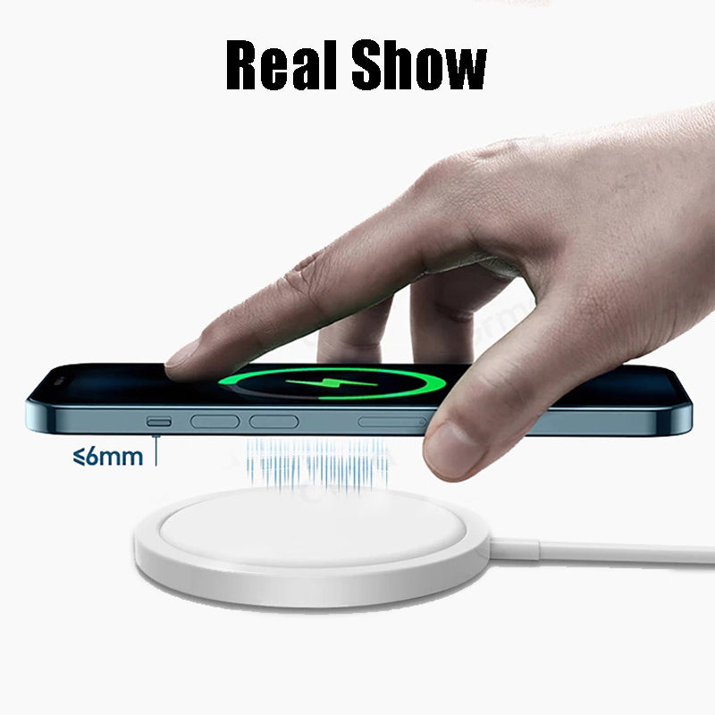 Magnetic Qi Wireless Charger for iPhone 12 Magsafe Huawei Samsung