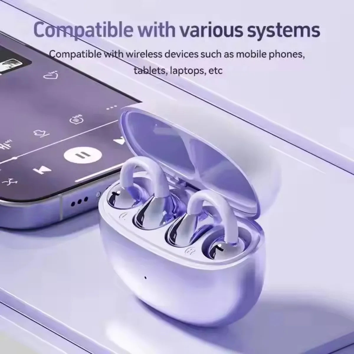 Open-Ear AI Translation Bluetooth Earphone