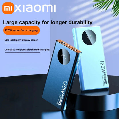 Xiaomi 50000mAh Power Bank 120W Fast Charging High-Capacity Portable Battery Charger Moblie Powerbank For iPhone Samsung Huawei