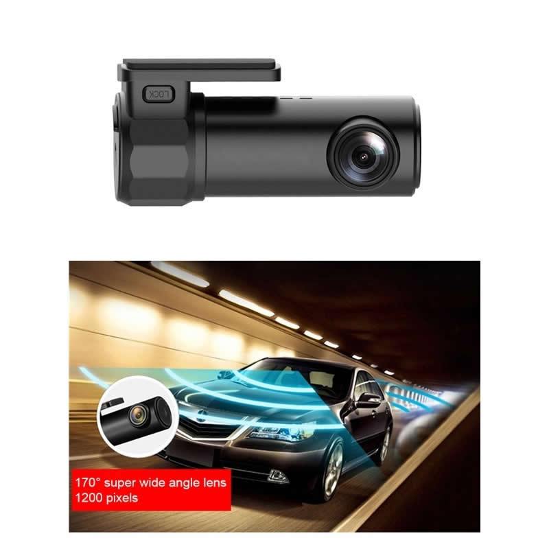 WiFi Car Dash Cam with 360° Rotation, App Control & 1080P HD Recording