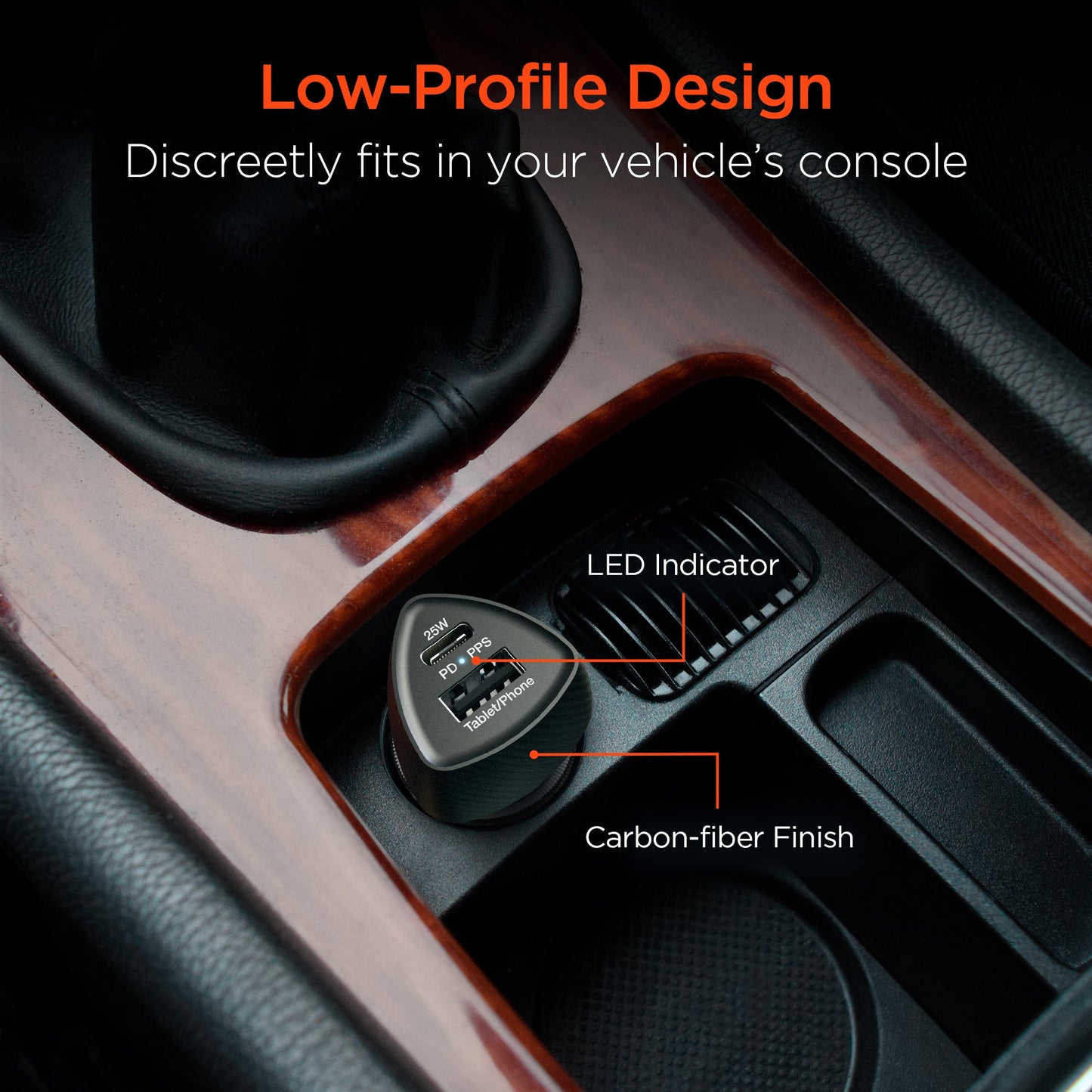 HyperGear SpeedBoost 45W PD Dual Output Car Charger for Multiple