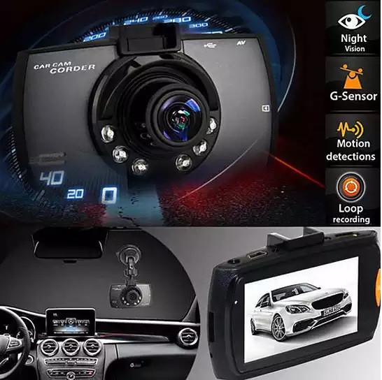 SafetyFirst 1080p HD Car Dash Cam with Night Vision and Loop Recording