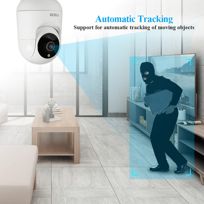 FUERS 5MP WiFi Indoor Camera – AI Tracking, Color Night Vision, Tuya Smart Compatible