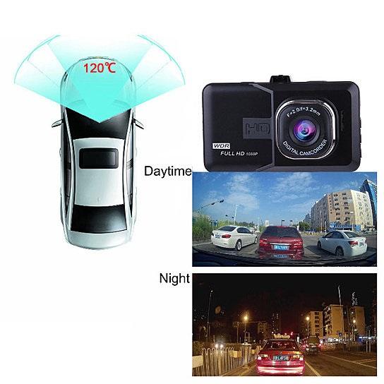 Black Box 1080P HD Dash Cam with G Sensor and Loop Recording