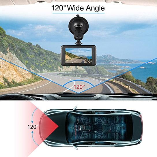 Black Box 1080P HD Dash Cam with G Sensor and Loop Recording