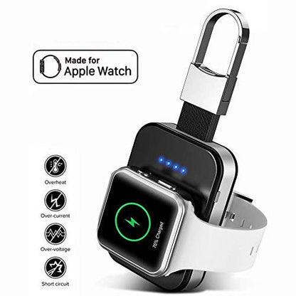 Apple Watch Wireless Charger Power Bank Keychain