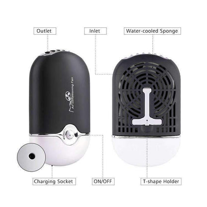 Portable Mini USB Charging Air Conditioner Refrigerating Handheld