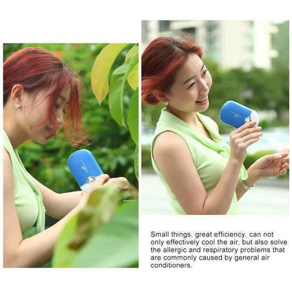 Portable Mini USB Charging Air Conditioner Refrigerating Handheld