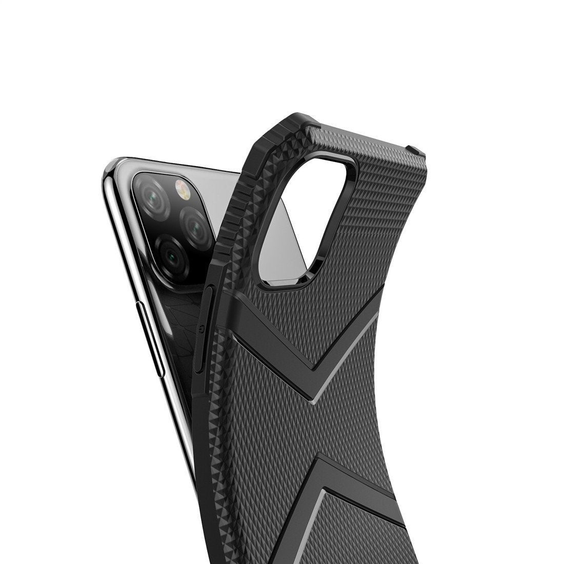 AMZER Diamond Design TPU Protective Case for iPhone 11 Pro Max Black