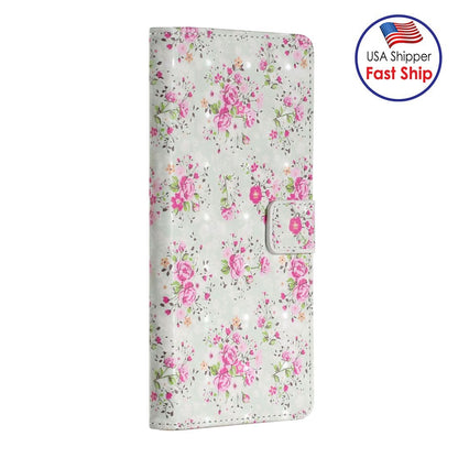 AMZER 3D Printed Flip Case with Wallet for iPhone 12 Max