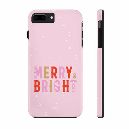 Merry & Bright Tough iPhone Case with Wireless Charging