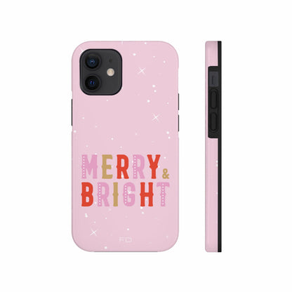 Merry & Bright Tough iPhone Case with Wireless Charging