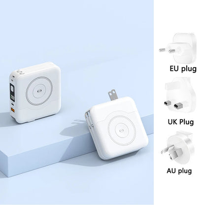 6 in 1 15W Magnetic Wireless Power Bank 22.5W Fast Charging Wall Charger for iPhone iwatch Samsung Powerbank with AC Plug Cable