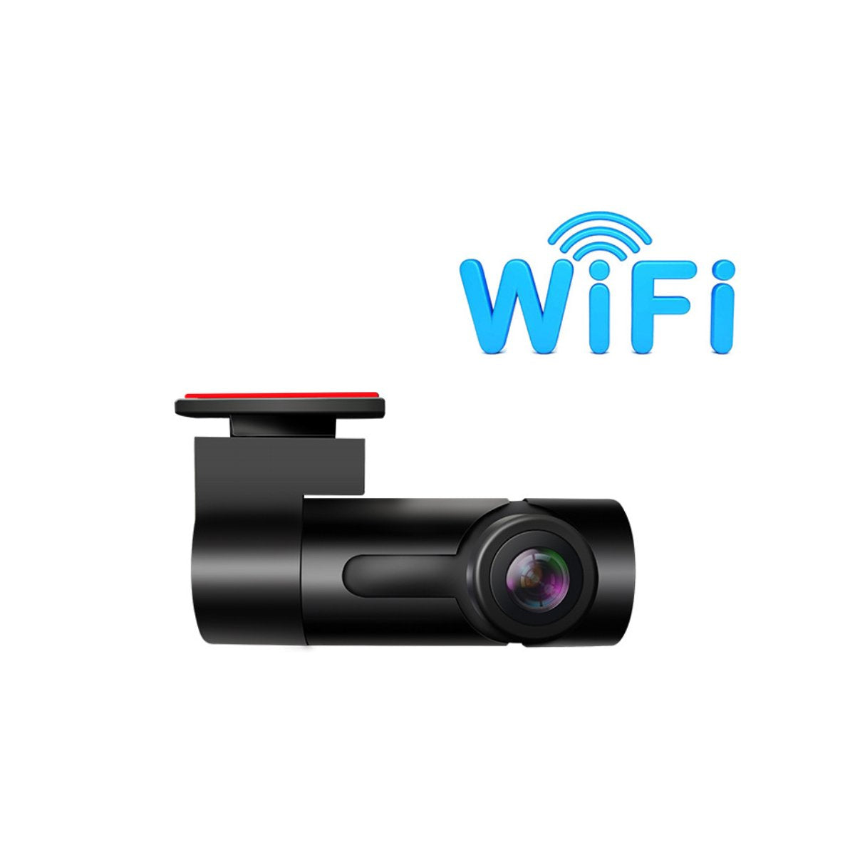 WiFi Car Dash Cam with 360° Rotation, App Control & 1080P HD Recording