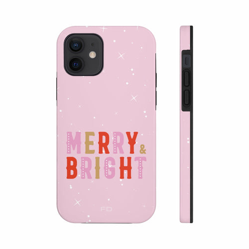 Merry & Bright Tough iPhone Case with Wireless Charging