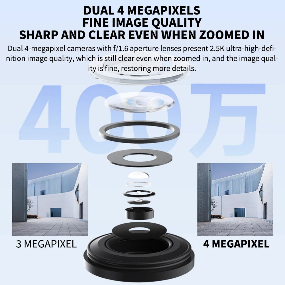 Xiaomi CW500 Dual-Camera Outdoor CCTV – AI Detection, Full-Color Night Vision, IP66 Waterproof