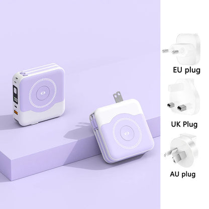 6 in 1 15W Magnetic Wireless Power Bank 22.5W Fast Charging Wall Charger for iPhone iwatch Samsung Powerbank with AC Plug Cable