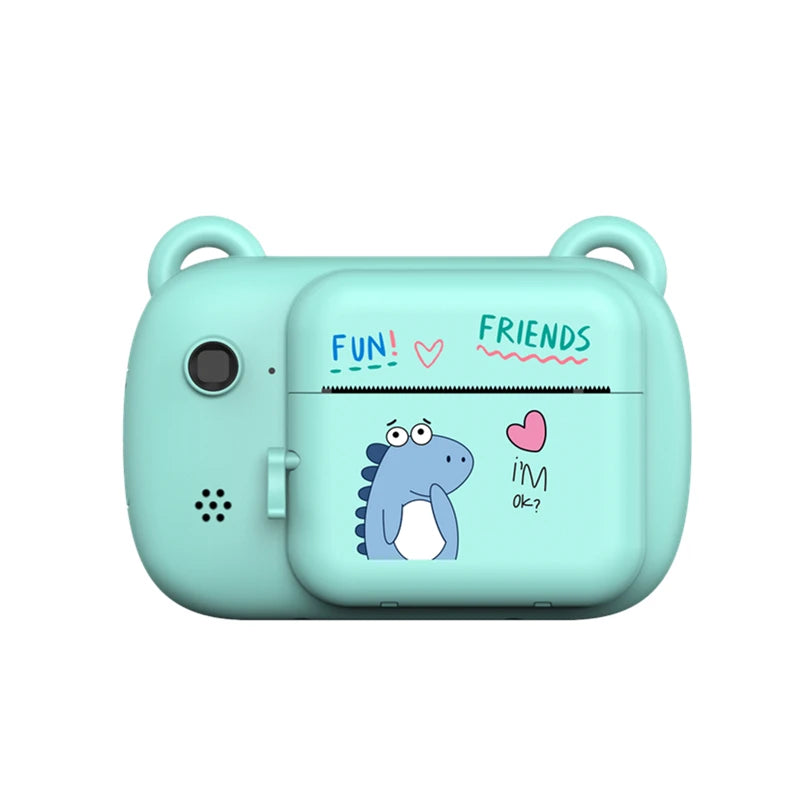 A7B Kids Digital Camera – Instant Print, 1080P Video, Mini Thermal Photo Printer