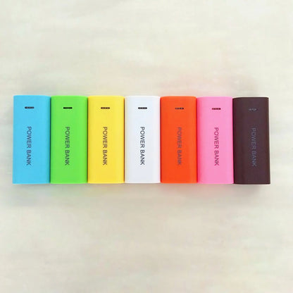 2*18650 USB Power Bank Empty Case Portable 5V 5600mAh DIY Battery Holder Without Battery Welding Free Charger Box for Phone