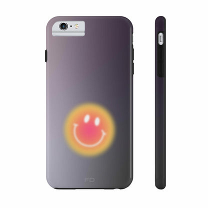 Smiley Face Tough iPhone Case with Wireless Charging