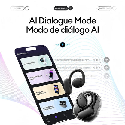 Openair5 AI Translation Earphones – Hanging Bluetooth Design