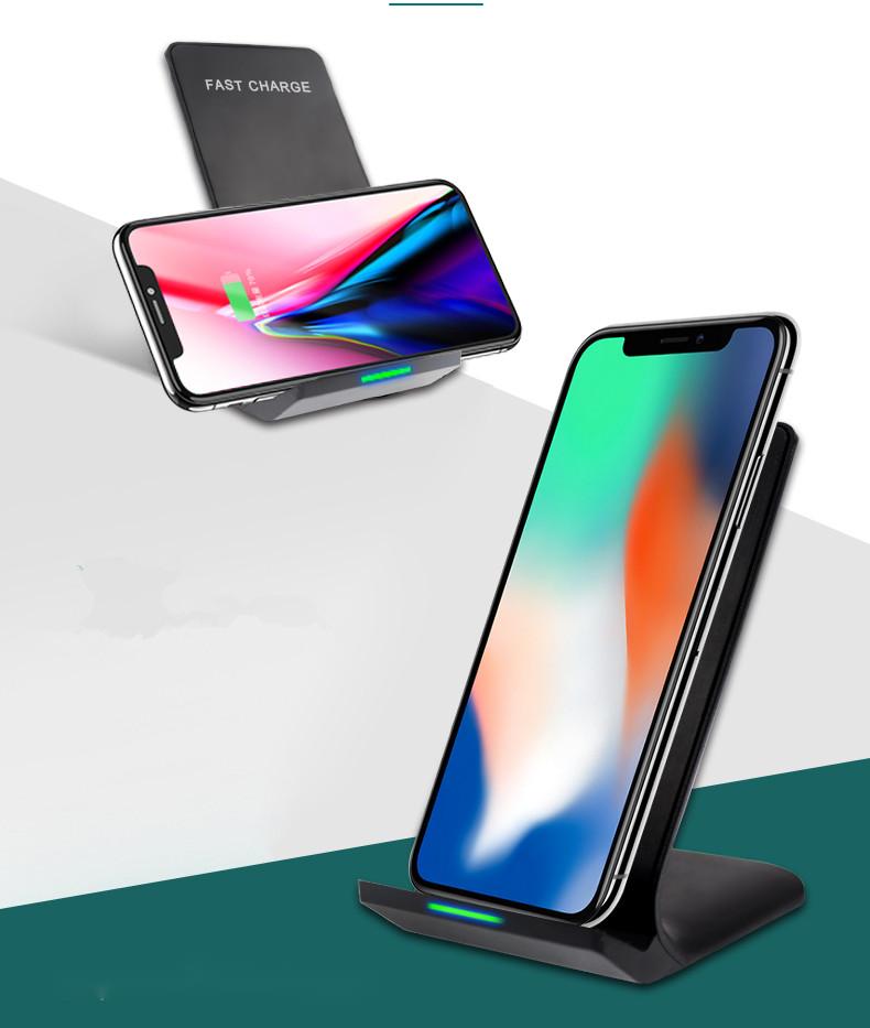 10W Fast Wireless Charging Stand for Mobile Phones