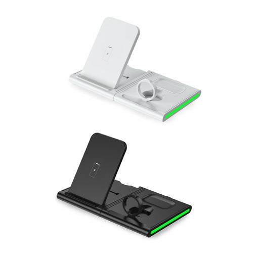 4 in 1 Magnetic Tile Wireless Charging Station for iPhone, AirPods, and Apple Watch