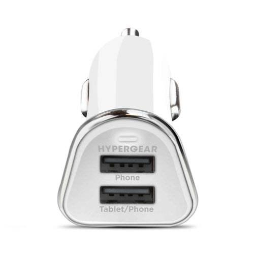 HyperGear Hi Power Dual USB Car Charger 3.4A Fast Charging