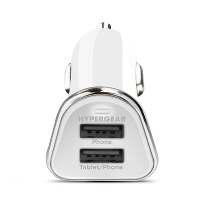 HyperGear Hi Power Dual USB Car Charger 3.4A Fast Charging