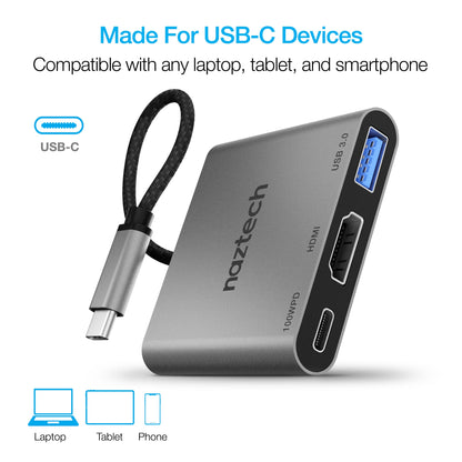 Naztech MaxDrive 3100W Portable USB-C Hub (15598-HYP)