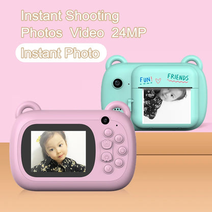 A7B Kids Digital Camera – Instant Print, 1080P Video, Mini Thermal Photo Printer