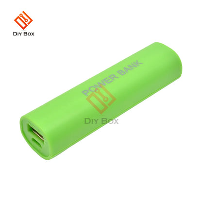 Portable Mobile USB Power Bank Charger Pack Box Battery Case For 1 x 18650 DIY Without Battery Candy Color DC 5V