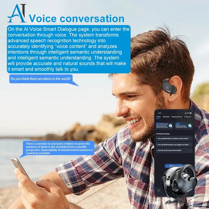 Smart AI Translator Earbuds – 144 Languages Bluetooth 5.4 | Waterproof