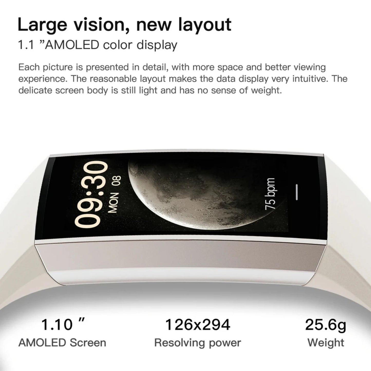 1.1"  Smart Watch  Man Women 2024 Fitness Bracelet Sport Band Waterproof Connected Tracker Smartwatch