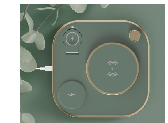 New Three-in-one Wireless Magnetic Charger 15W Fast Charging