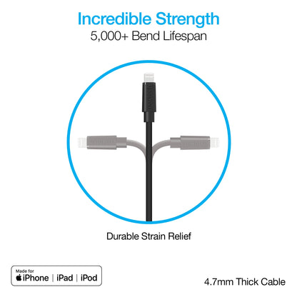 Naztech USB to MFi Lightning Cable 12ft