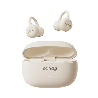 Sanag Z37 Open-Ear Bluetooth Earphones – AI Audio, Ear Clip Design, Sports-Ready