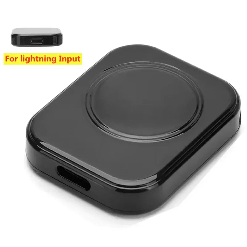VIKEFON Fast Magnetic Watch Wireless Charger for Apple Watch Series IWatch 9 8 7 6 5 Dock Adapter Type C 8PIN Portable Charging