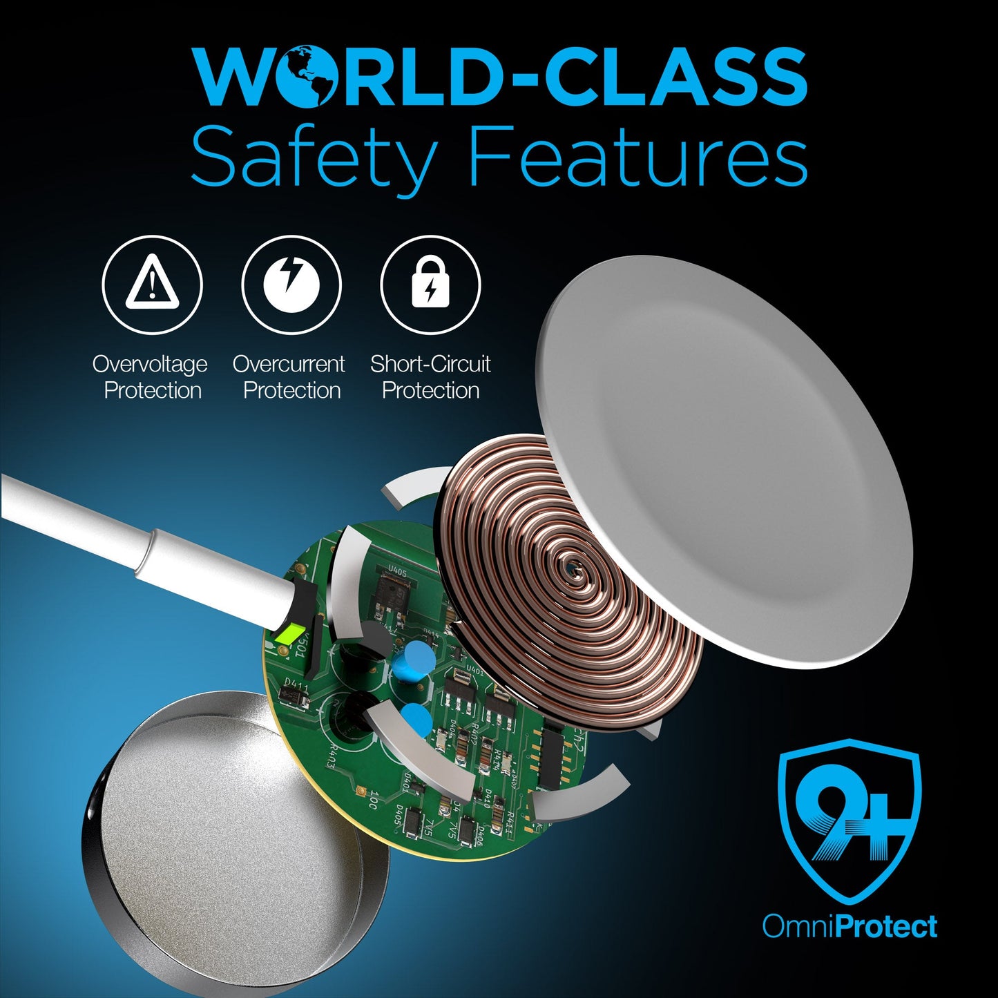 Naztech Magnetic Charging Cable for Apple Watch 3ft (15599-HYP)