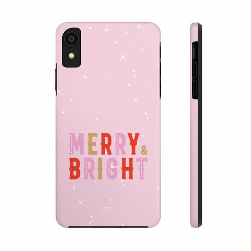Merry & Bright Tough iPhone Case with Wireless Charging