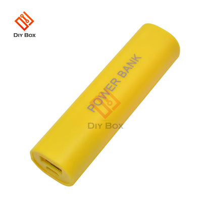 Portable Mobile USB Power Bank Charger Pack Box Battery Case For 1 x 18650 DIY Without Battery Candy Color DC 5V