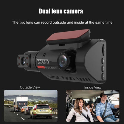 1080P Dual Dash Cam with Front and Rear Cameras